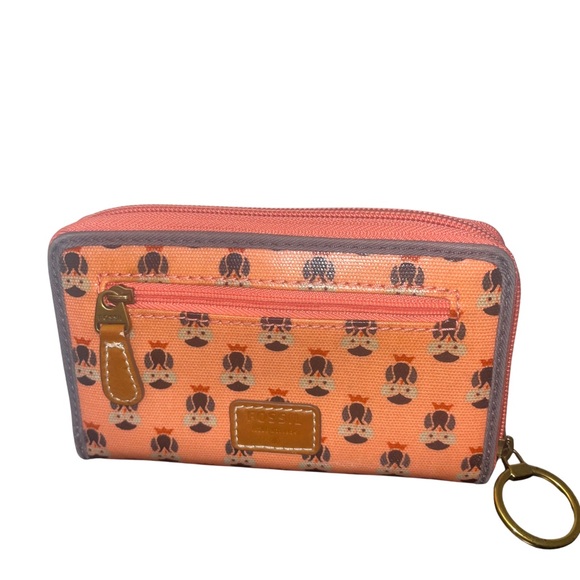 Fossil Owl Print Zip Around Wallet - Picture 3 of 11